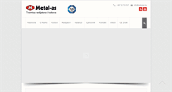 Desktop Screenshot of metalas.ba